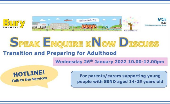 Image of SEND transition to adulthood online session